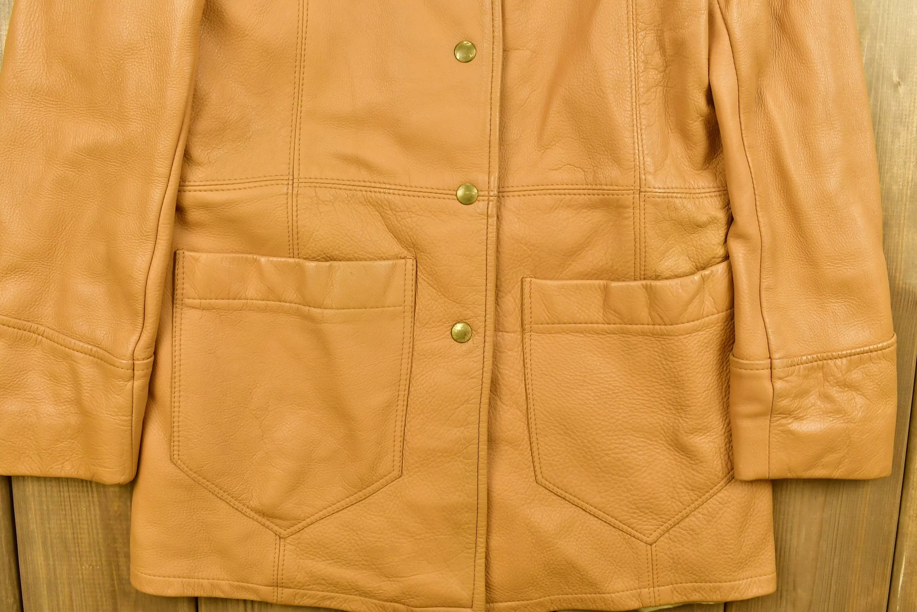 Vintage 1960's Genuine Deerskin Jacket / Mid Western Sport Togs / Berlin Wisconsin / Leather Coat / Winter Outerwear / Streetwear Fashion