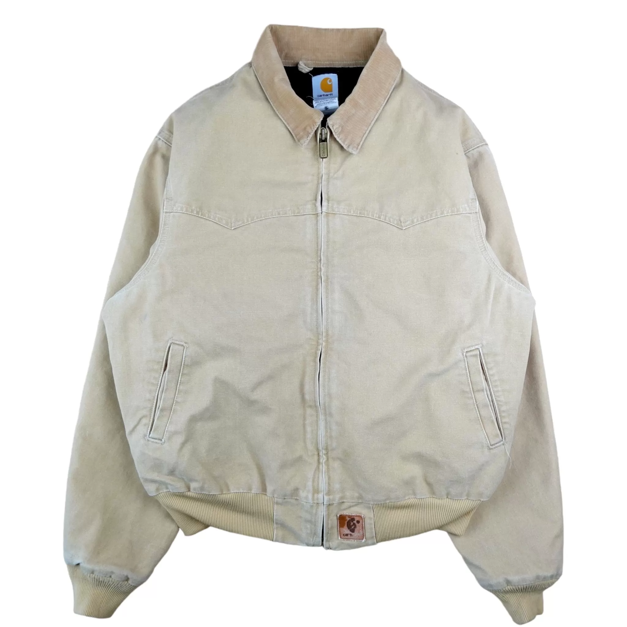 Vintage Carhartt Detroit Khaki Jacket - XL