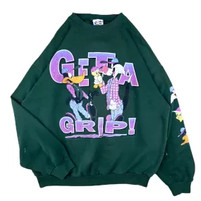 Vintage Get A Grip Looney Tunes Sweatshirt - L