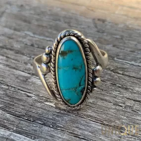 Vintage Sterling Silver Turquoise Ring