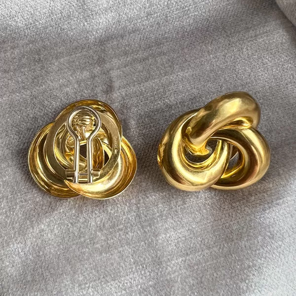 Vintage Trinity Knot Earrings