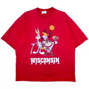 Vintage Wisconsin Badgers Looney Tunes T-Shirt - L