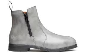 'Xena Workwear' Women's Omega WP EH Pull On Steel Toe - Vegan Grey