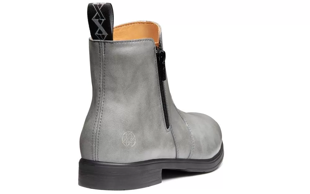 'Xena Workwear' Women's Omega WP EH Pull On Steel Toe - Vegan Grey