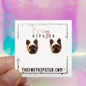 Yorkie Stud Earrings